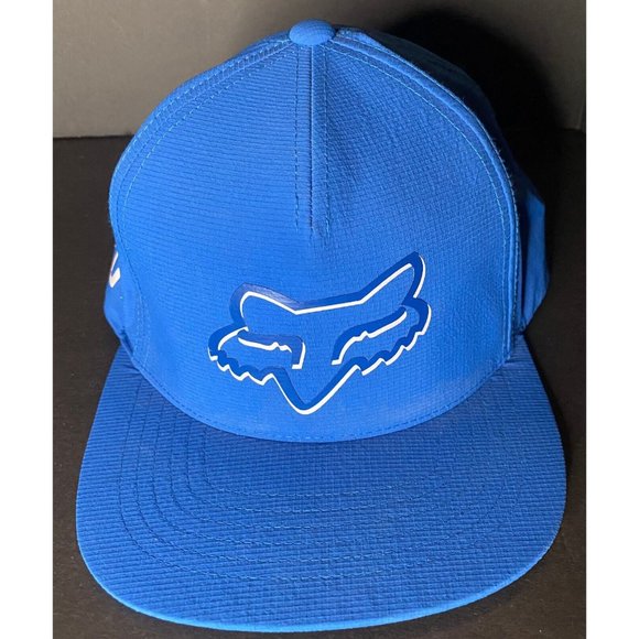 Yupoong Other - Fox Racing Adjustable Blue Snapback Yupoong SAMPLE Not For Resale Hat Cap TruDri
